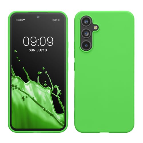 kwmobile Case for Samsung Galaxy A54 5G Case - Soft Cover - Shockproof TPU Material - Wireless Charging - Lime Green by kwmobile - Used condition - US$6.63