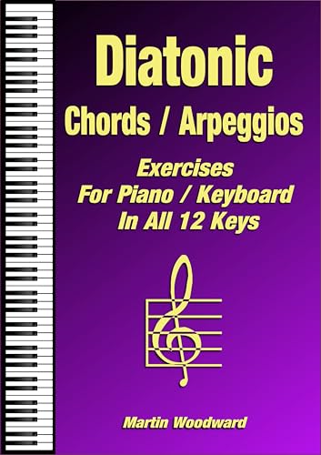 Diatonic Chords / Arpeggios Exercises For Piano / Keyboard In All 12 Keys