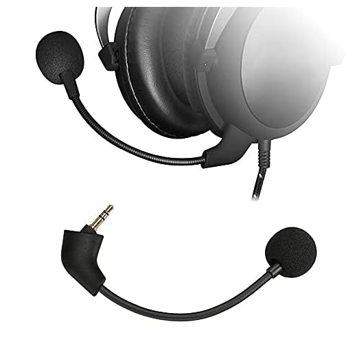 Micrófono de repuesto para los auriculares de juego Kingston HyperX Cloud II/Cloud Core de ordenador.