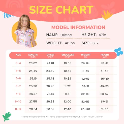 LQSZ Doll and Girl Matching Nightgown Outfit Pajamas Nightie Nightgown for Girls and 18" Dolls Clothes