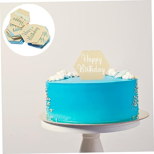 BESTOYARD 40 Peças De Ornamentos Decorativos Gravados Para Meninos Inserções De Festa Cartões De Enc