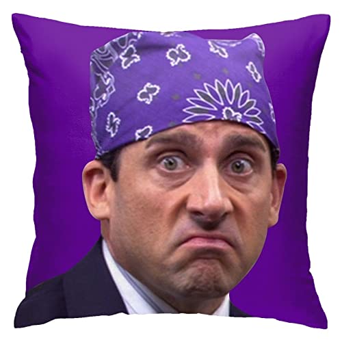 Kunzbs Throw Pillow Case The Office Michael Scott Prison Mike Cushion Home Living Room Soft Square Pillowcase Cover For Decor One Size 323597 323597 #TOP28