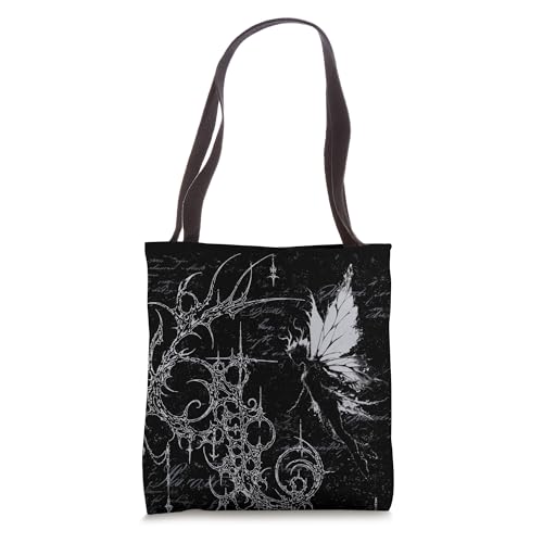 Y2K Grunge Fairy Alt Goth Sigilism Vintage Graphic Tote Bag