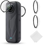 K&F CONCEPT Optical Tempered Glass Lens Protector for Insta 360 X5 | 2-Pack Premium Lens Guards, 9H Hardness High Transparency Multi-Coated Lens Cover for Insta360 X5 Accessories FVI102