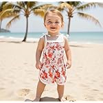 WZTYYDS Toddler Baby Girl Summer Clothes Floral Romper Tie-Up Strap Halter Jumpsuit Infant Summer Sling Playsuit 6M-3T - Image 3