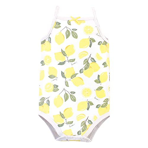 Hudson Baby Unisex Baby Cotton Sleeveless Bodysuits Lemon, 3-6 Months #TOP5