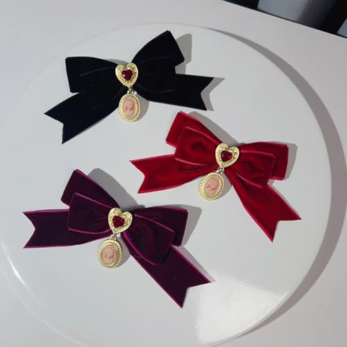 Broche à la mode en velours faite main accessoire veste femme