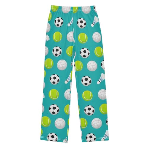 Pajama Pants Football Tennis Badminton Long Sleep Pants Lounge Bottoms