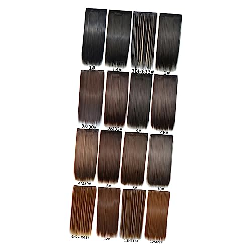 FRCOLOR Peruca Cabelo Artificial Extensões De Cabelo Uma Pedaço