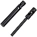 2Pcs Steel Crawler Drive Shaft CVD 110-155mm for 1/10 Scale Models RC Car SCX10 90021 90028/RC4WD/TAMIYA CC01/D90 (Black)