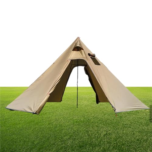Camping Pyramid Tents - Teepee Camping | Weather Resistant, Front and Back Door Design for Hiking, Family Beach Camping, Party - Image 6