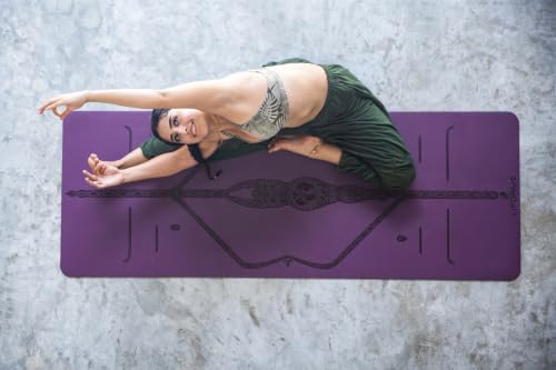 Liforme Printed Yoga Mat 6mm – Premium Eco-Friendly with Alignment System — view 2