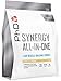 Produktbild PhD Nutrition Synergy Protein Pulver, all-in-one post workout Pulver, 36g Protein, enthält Kreatin, BCAAs & Vitamine, unterstützt Muskelaufbau, 2kg Beutel (30 Portionen) mit Vanillecreme Geschmack