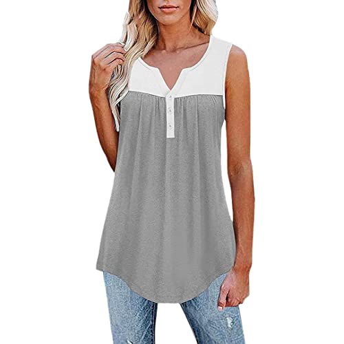 T-shirt sans manches pour femme idéal pour un look d'été décontracté