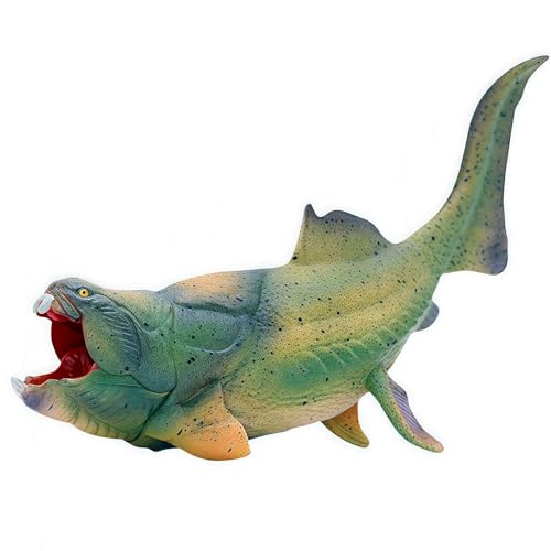 Gemini&Genius Green Dunkleosteus Animal Action Figure Toy for Kids