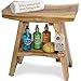 EcoDecors Serenity Shower Stool, Natural