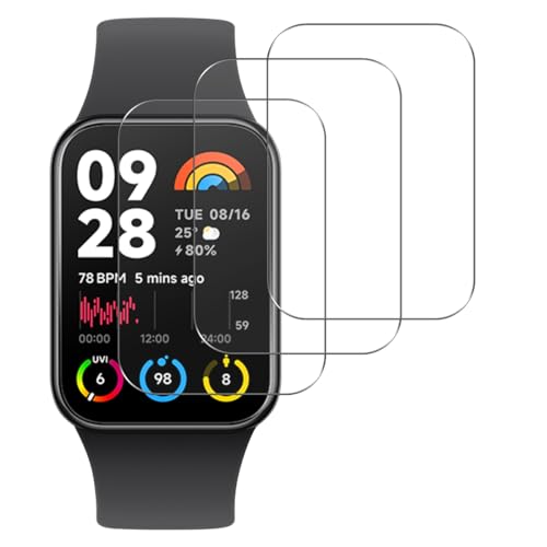 【3枚セット-高 品質】対応 Xiaomi Smart Band 8 Pro ガラスフイルム Smart Band 8 Pro フィルム 保護フィルム 画面保護シート 液晶シール カバー 液晶保護 ソフト3Dカバー 耐衝撃 超薄 気泡ゼロ 高感度 撥油性 指紋防止 超耐久 HFLBMTMXL-10