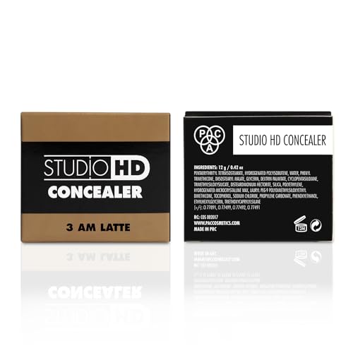 Image of PAC Studio HD Concealer 3 AM Latte | Lightweight Full Coverage | Non Drying Creamy Blendable Formula