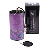 Zaphir Klangspiel Der Sufi Tanz | Windspiel Geschenkverpackung in Schwarz - Chimes als Geschenk für Yoga, Kinder und Meditation in Lila