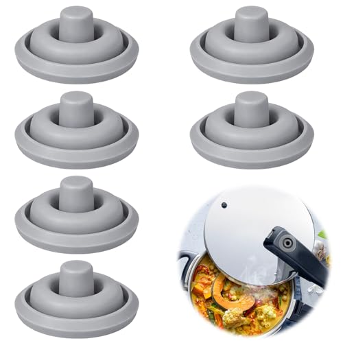6 Stück Schnellkochtopf Ersatzteile for WMF Kochsignal Dichtung 3 1×3 1×1 4cm Silikon Kochsignaldichtung Dichtungen Schnellkochtopf Ersatzteil Kompatibel mit WMF Perfect & Plus Schnellkochtöpfe 2 5