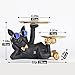 oliruim Bulldog Tray Statue - Bulldog Butler with Storage Tray for Entryway Key Holder, Ring Holder, Living Room Coffee Table Candy Dish, Modern Home Office Desktop Decor (Black)