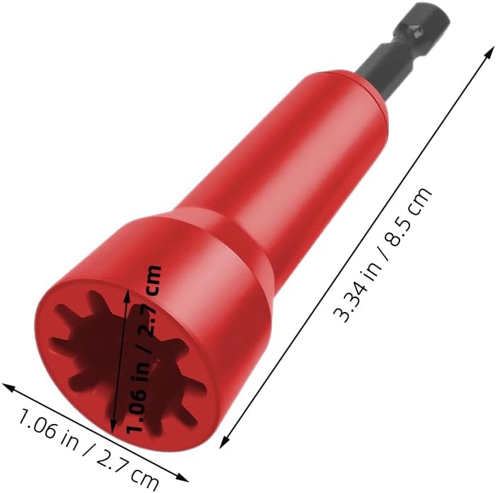 Mipcase Wire Twisting Tool for Drill Attachment Electric Wire Connector and Stripper Tool Compact 3.34X1.06X1.06In Time-Saving Cable Wiring for Electricians