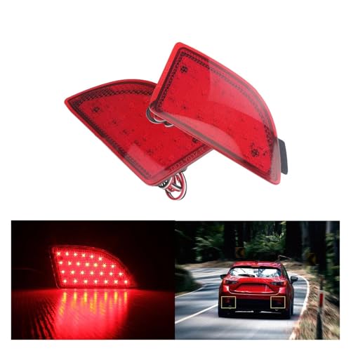 Feu stop 2x lentille rouge LED réflecteur Mazda 3 Axela BL BM - 6