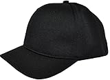 Smitty | HT-304 | 4 Stitch Flex Fit Umpire Hat | Baseball Softball | Black or Navy Choice | Umpire's Choice! (Black, Medium (7 1/4-7 1/2))