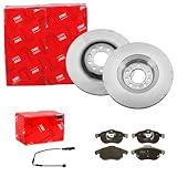 LIEFERUMFANG: 2x TRW Bremsscheibe 1x TRW Warnkontakt, Bremsbelagverschleiß 1x TRW Bremsbelagsatz, Scheibenbremse