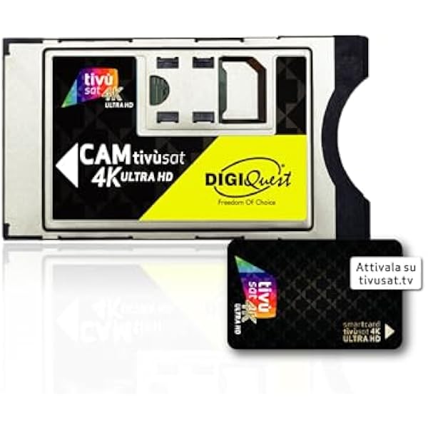 Digiquest Karta pamięci CAM Tivùsat 4K Ultra HD