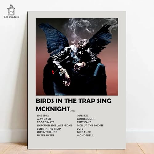 Kit 6 Quadros Placas Decorativas Travis Scott em MDF 28x20cm