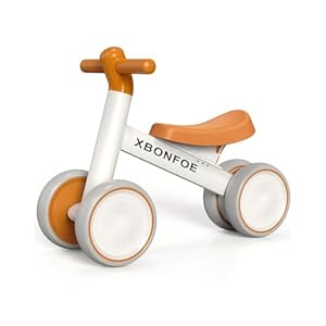 Baby Balance Bike for 1 Year Old Boys Girls, 10-24 Month Toddler Balance Bike, Baby Bike with No Pedal 4 Silence Wheels, First Ride on Toys with Adjustable Soft Seat, First Birthday Gifts