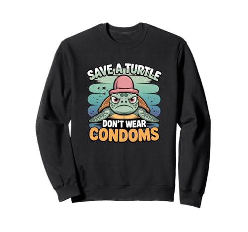 Save a Turtle Don't Wear Condoms �O���t�B�b�N - �ʔ�����l�̃��[���A �g���[�i�[