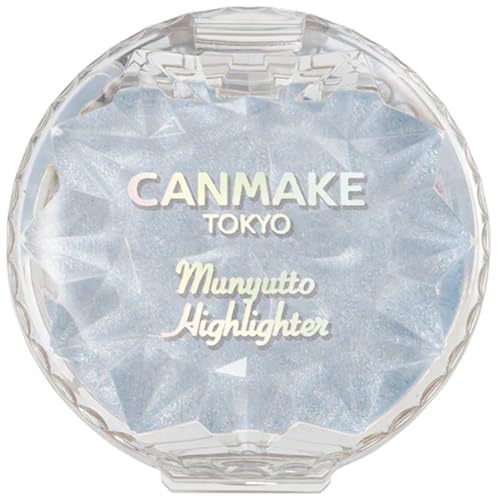 CANMAKE - Munyutto Highlighter - Packed Powder Compact - 0.13oz (3.8g) (01 Moonlight Gem)