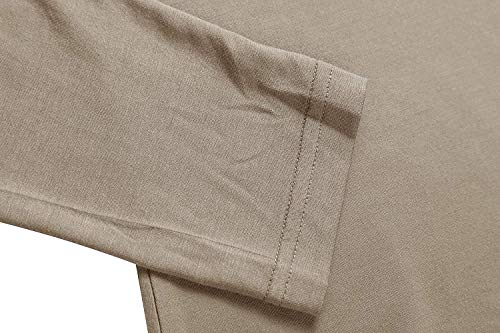 Image of Herou Womens Long Sleeve Turtleneck Slim Fitted Lightweight Casual Active Layer Tops Shirts