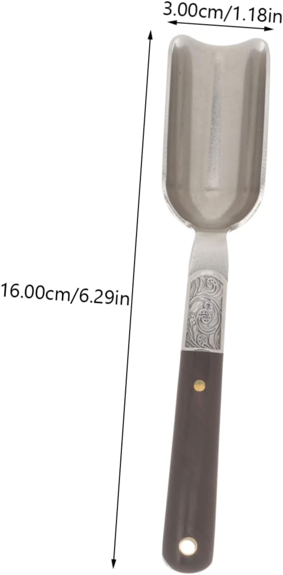 ABOOFAN Tea Spoon with Handle Classic Loose Leaf Tea Scoop and Wood Construction