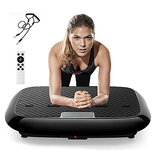 Natini Vibration Plate, Whole Body Vibration Platform Exercise Machine with Bluetooth Speaker, Home Fitness Equipment for Weight Loss & Toning(Jumbo Size)