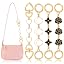 A07 4pcs Black and White Bag Extender Starp(multishapes)