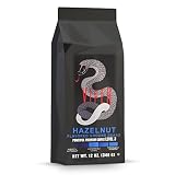 Viper Hazelnut Ground Coffee – Extra High Caffeine Coffee – All-Natural Dark Roast Coffee with Uniqu