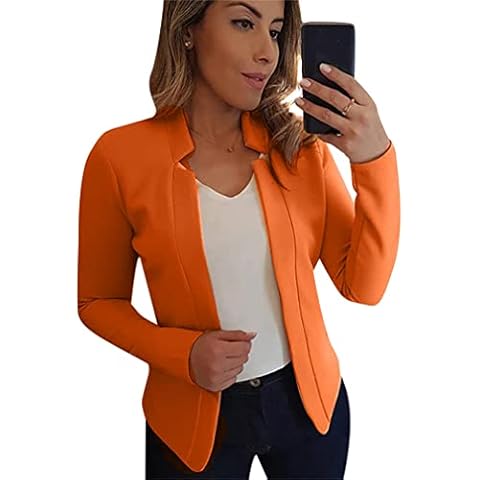 BOFETA Women's Collarless Blazer Cover