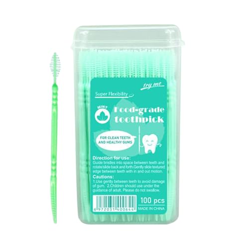 Doppelkopf-Zahnstocher – aromatisierte Zahnstocher mit 2...