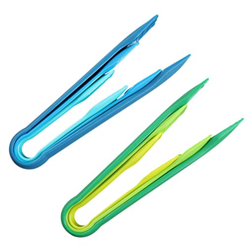 2 Conjuntos 6 Peças Conjunto De Clipe De Comida De 3 Peças Pinças De Bolo Pinças Para Grelhar Pinças