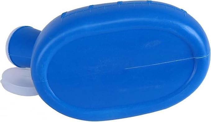 Orinal para hombres - Botella portátil de orina de plástico grueso de 2000 ml con tapa - Contenedores de recolección de orina para viaje miniatura 3