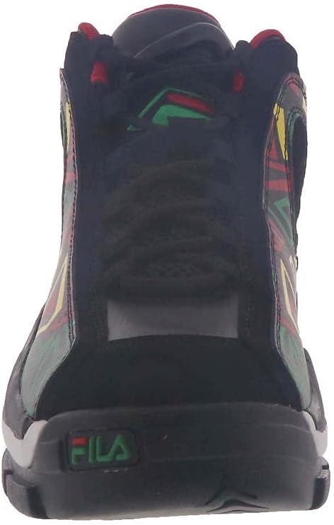 Fila Grant Hill 2 GS Boys' Youth Basketball 3.5 M US Big Kid Black-Green-Lemon