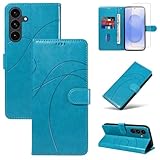 [Fonction support, porte-monnaie et fermoir magnétique] - L'coque pour Samsung Galaxy S25 FE 5G peut être utilisé comme un support, ce qui offre une grande commodité pour le visionnage de vidéos en mains libres. Aussi il dispose de fentes pour cartes à l'intérieur, nous pouvons stocker des cartes de crédit, de l'argent ou des cartes d'identité.En outre, il a la fonction de fermoir magnétique, qui fournit une protection complète pour le téléphone.