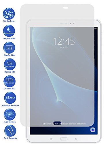 Todotumovil Protector de Pantalla Galaxy Tab A6 2016 10.1 T580 de Cristal Templado Vidrio 9H para...