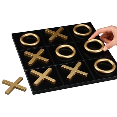 Tablero de Juego Tic Tac Toe de Madera 30x30 cm miniatura 1