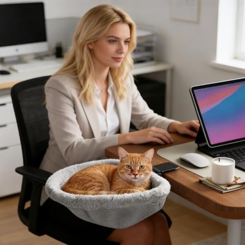 Couchage surélevé doux hamac pour chat en tissu respirant durable