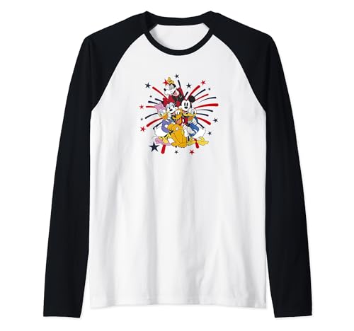 T-shirt Mickey Disney raglan manche longue homme femme