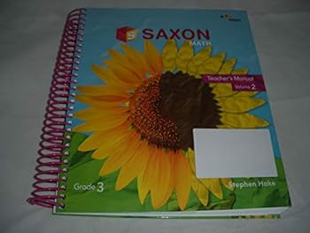 Spiral-bound Saxon Math (Grade 3) Volume 2 Teacher's Manual Book